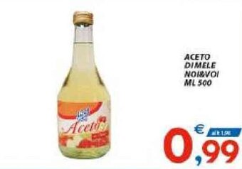 Vivo Supermercati Noi&Voi Aceto di Mele 500 ml offerta