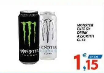 Vivo Supermercati Monster Energy Drink Assortiti 50 cl offerta