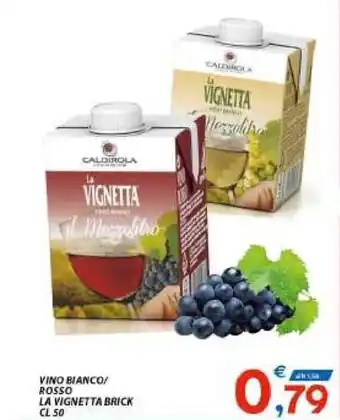 La Vignetta Vino Bianco/Rosso Brick 50 cl