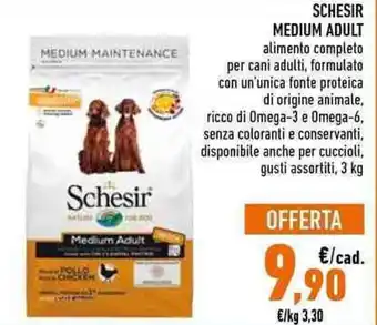 Pet Store Conad Schesir Medium Adult 3 kg offerta