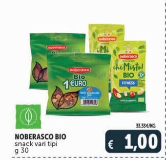 Deco Supermercati Snacks noberasco bio vari tipi g 30 offerta