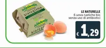 6 uova rustiche bio le naturelle