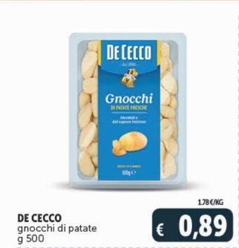 Deco Supermercati Gnocchi di patate de cecco g 500 offerta