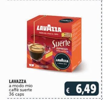 Deco Supermercati Lavazza a modo mio caffè suerte 36 caps offerta