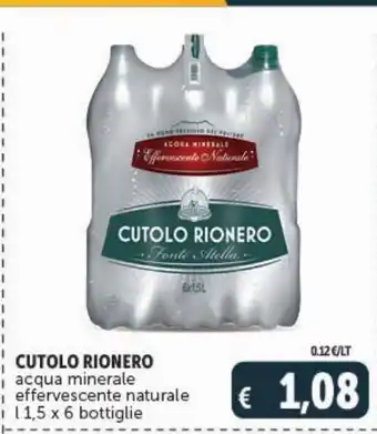Deco Supermercati Cutolo rionero acqua minerale effervescente naturale l 1.5 x6 offerta