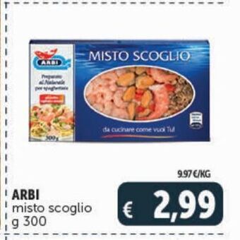 Deco Supermercati Arbi misto scoglio g 300 offerta