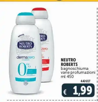 Deco Supermercati Bagno schiuma neutro roberts varie profumazioni ml 450 offerta