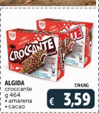 Deco Supermercati Algida croccante g 464 amarena, cacao offerta