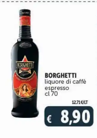 Borghetti liquore di caffè espresso cl 70