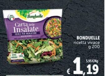 Deco Market Bonduelle ricetta vivace g 200 offerta