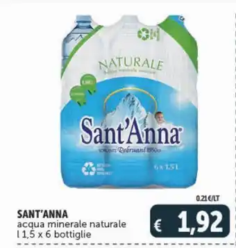 Acqua minerale naturale sant'anna l 1.5 x6