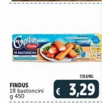 Deco Market 18 bastoncini findus g 450 offerta