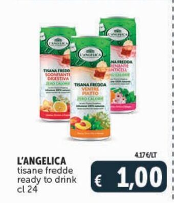 Deco Supermercati Tisane fredde l'angelica ready to drink cl 24 offerta