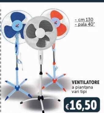 Deco Supermercati Ventilatore a piantana vari tipi offerta