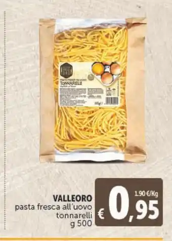 Valleoro pasta fresca all'uovo tonnarelli