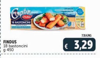 Deco Maxistore Findus 18 bastoncini offerta