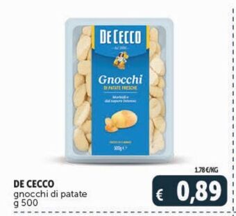 Deco Maxistore De cecco gnocchi di patate offerta