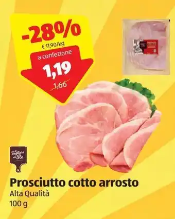 ALDI Prosciutto cotto arrosto offerta