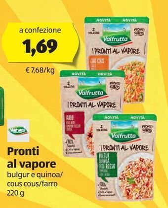 ALDI Pronti al vapore offerta