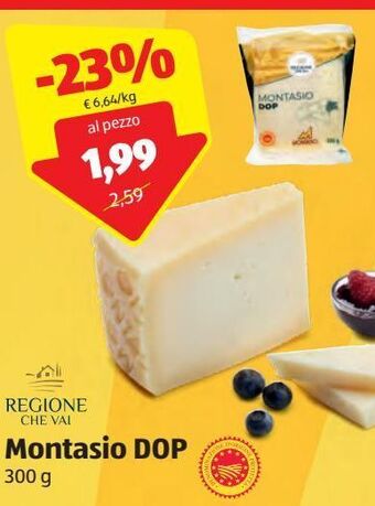ALDI Montasio dop offerta