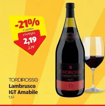 ALDI Lambrusco igt amabile offerta