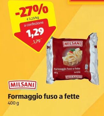 ALDI Formaggio fuso a fette offerta