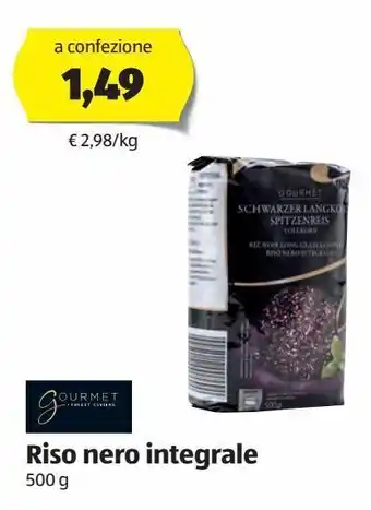 ALDI Riso nero integrale offerta