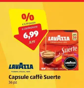 ALDI Capsule caffè suerte offerta