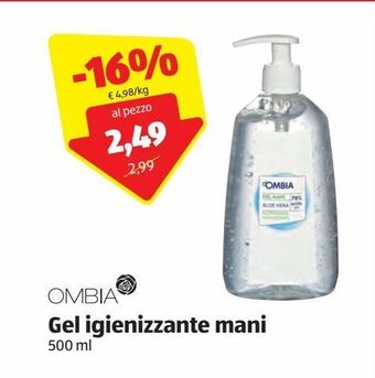 ALDI Gel igienizzante mani offerta