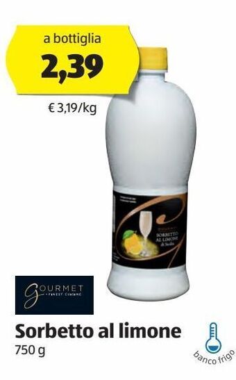 Sorbetto al limone