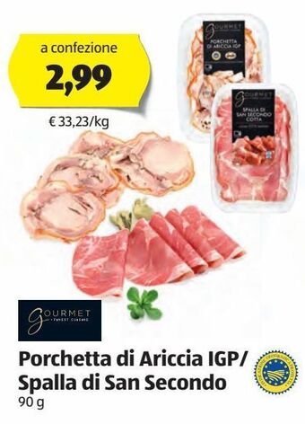 ALDI Porchetta di ariccia igp offerta