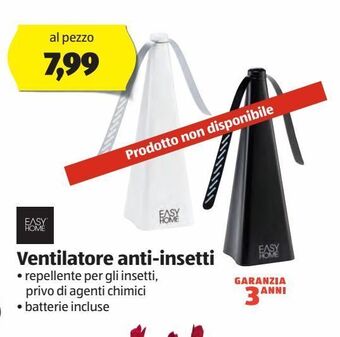 ALDI Ventilatore anti-insetti offerta