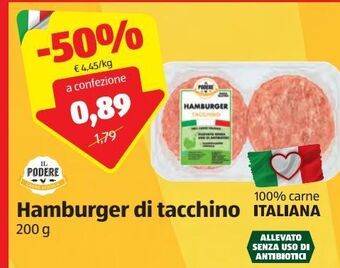 ALDI Hamburger di tacchino offerta