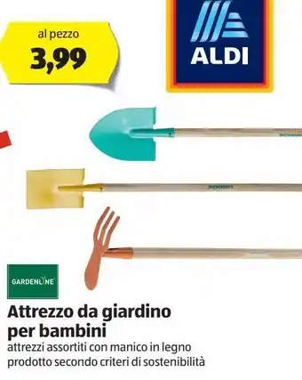 ALDI Attrezzo da giardino per bambini offerta