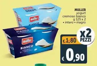 Deco Superstore Muller yogurt cremoso bianco offerta