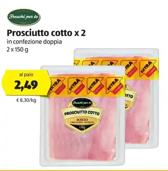 ALDI Prosciutto Cotto 2x150g offerta