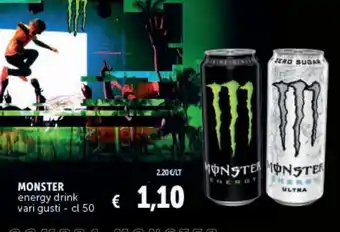 Deco Maxistore Monster energy drink offerta