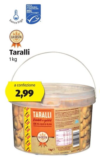 ALDI Taralli 1kg offerta
