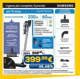 Euronics Scopa ricaricabile offerta