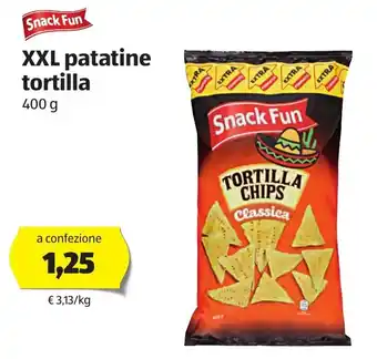 ALDI XXL Patatine Tortilla 400g offerta