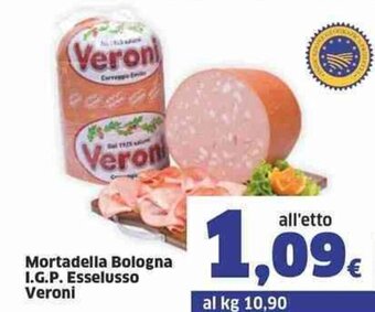 Veroni Mortadella Bologna I.G.P. Esselusso
