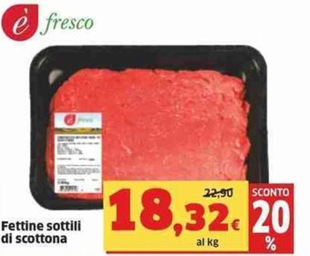 Sigma Fettine Sottili Di Scottona offerta