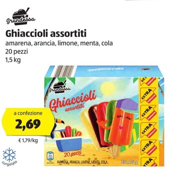 ALDI Ghiaccioli Assortiti 1,5kg offerta