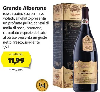 ALDI Grande Alberone 1,5L offerta