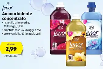 ALDI Lenor Ammorbidente Concentrato 1,75L offerta
