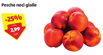 ALDI Pesche Noci Gialle offerta