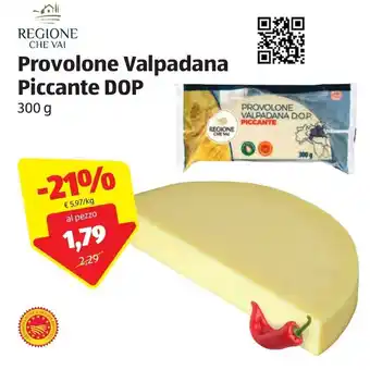 ALDI Provolone Valpadana Piccante DOP 300g offerta
