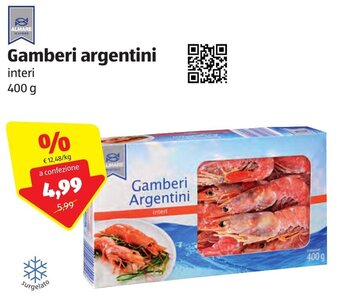 ALDI Gamberi Argentini 400g offerta