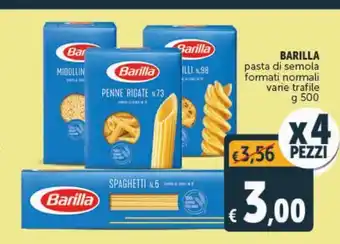 Barilla pasta di semola