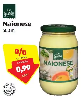 ALDI Maionese 500ml offerta